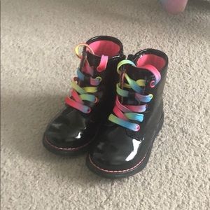 Patent Leather Toddler Boots
